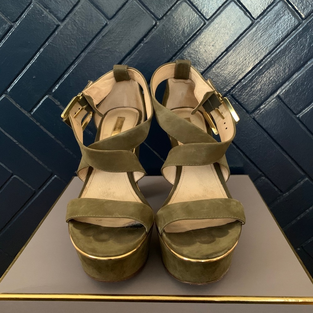 Louise et Cie Olive Platform Heels Size 9